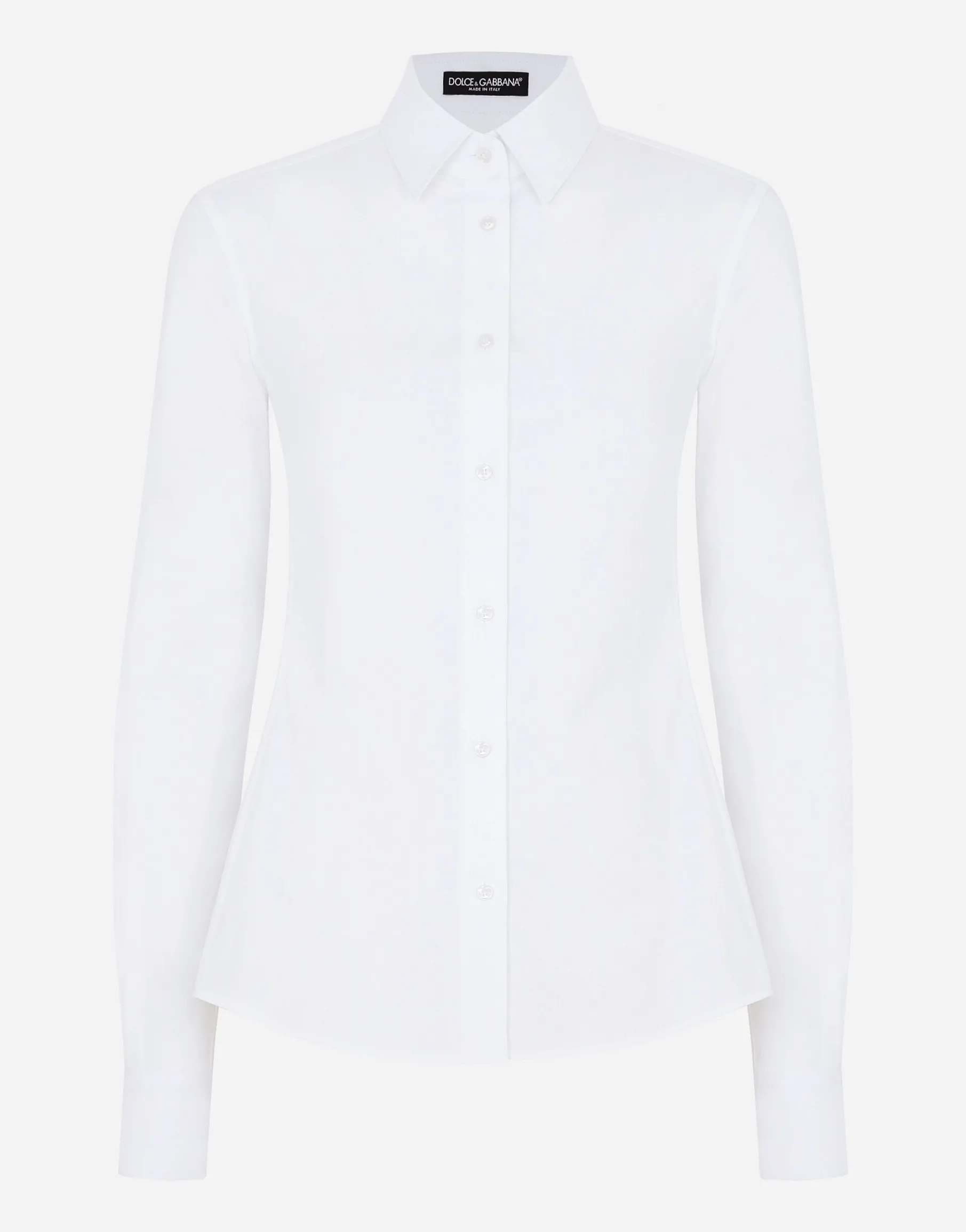 Stretch poplin shirt