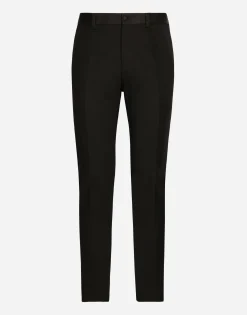Stretch tuxedo pants