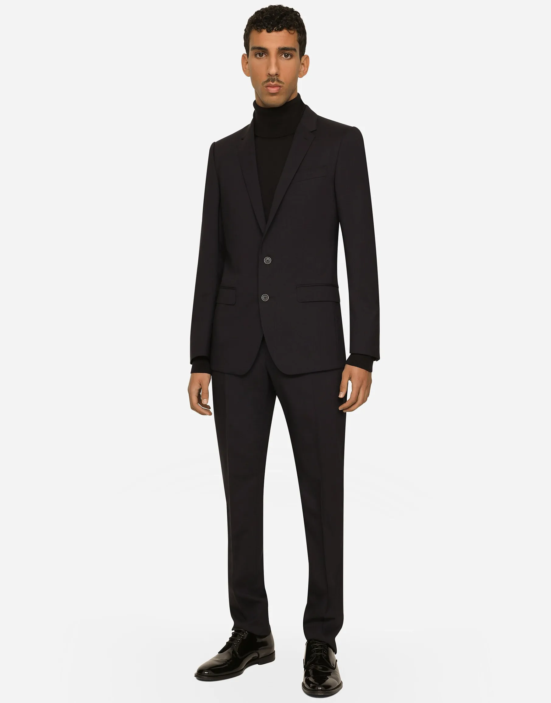 Stretch wool Martini-fit suit
