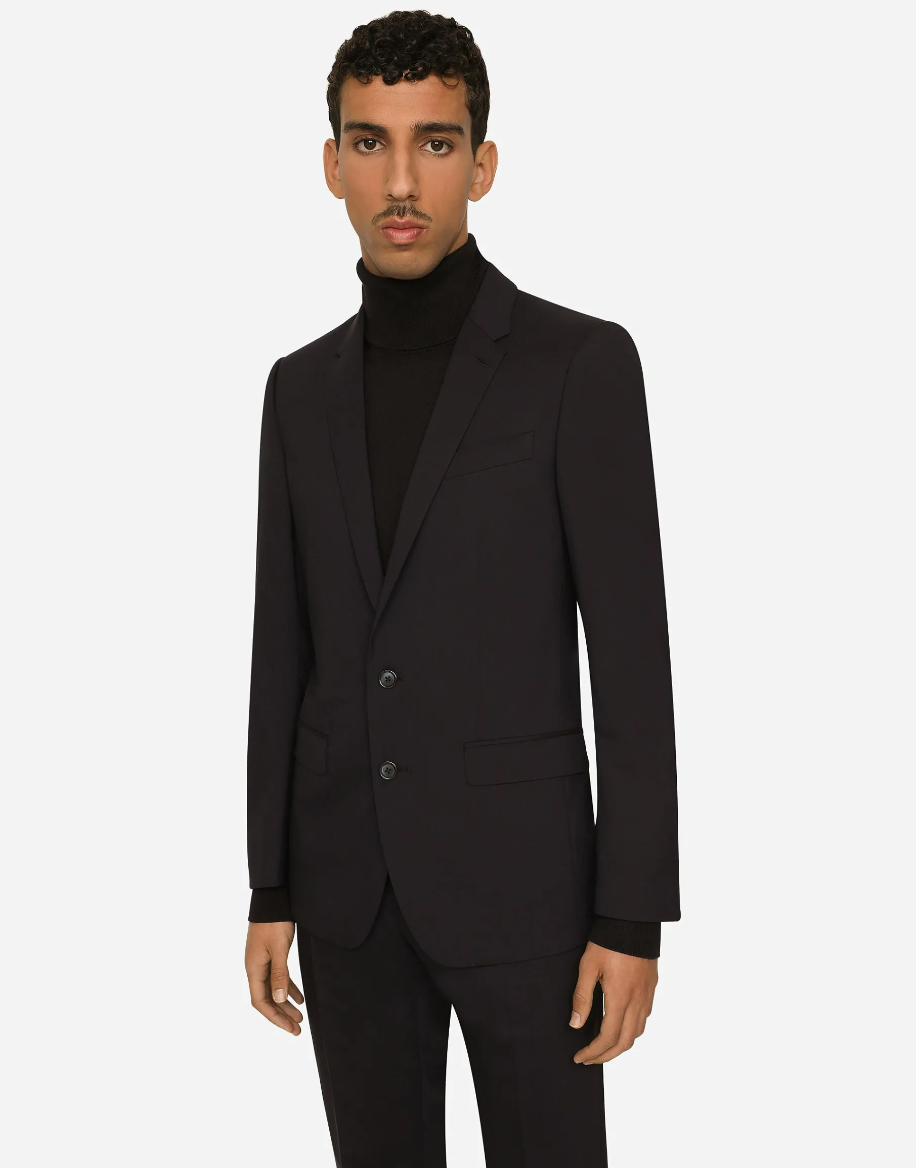 Stretch wool Martini-fit suit