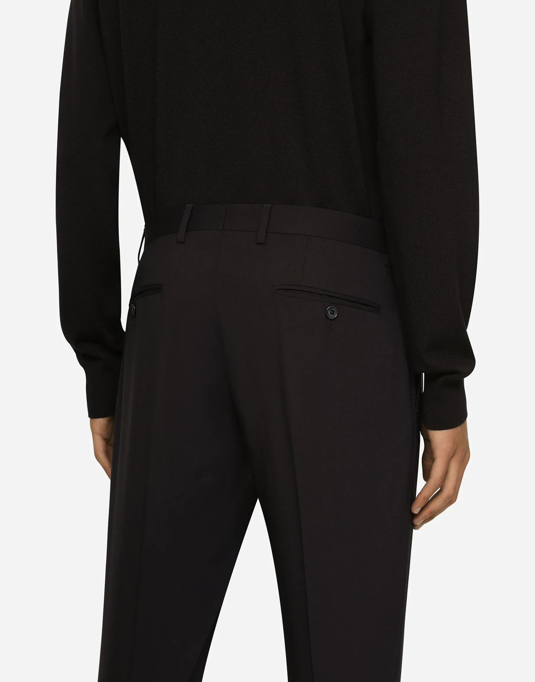 Stretch wool Martini-fit suit