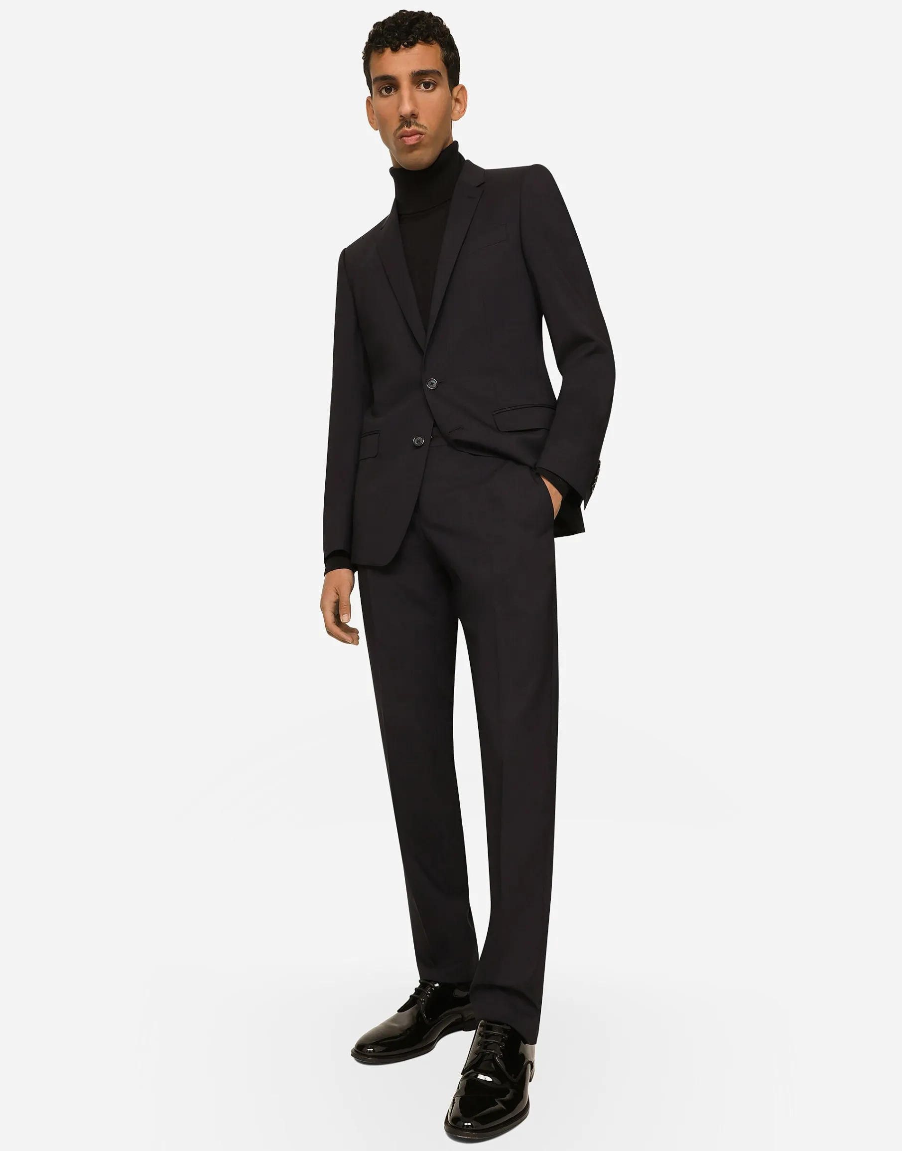 Stretch wool Martini-fit suit