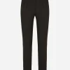 Stretch wool pants
