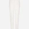 Stretch wool tuxedo pants