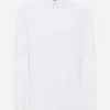 Striped cotton Martini-fit shirt