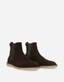 Suede ankle boots