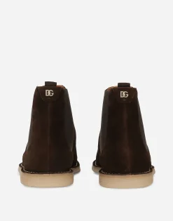Suede ankle boots