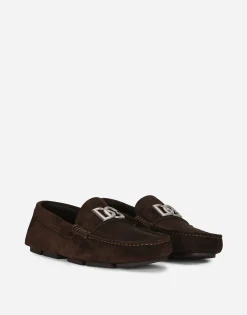 Suede driver shoes