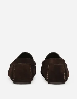 Suede driver shoes