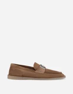 Suede loafers
