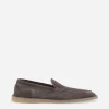 Suede loafers