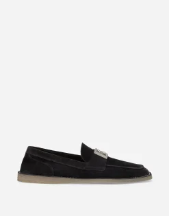 Suede loafers