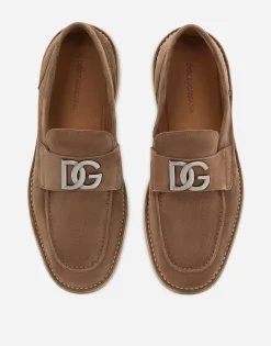 Suede loafers