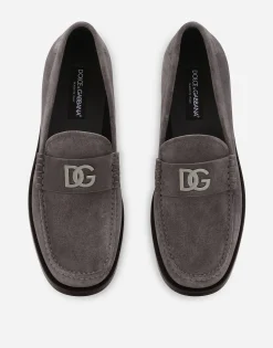 Suede loafers