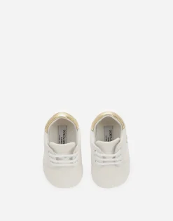 Suede sneakers with DG logo embroidery