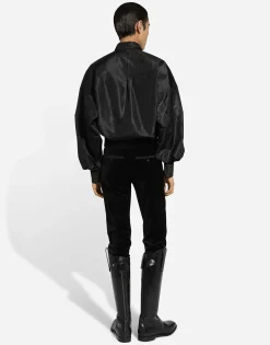 Super-oversize silk shirt
