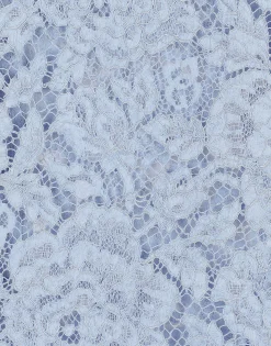 Tailored branded floral cordonetto lace pants with DG logo