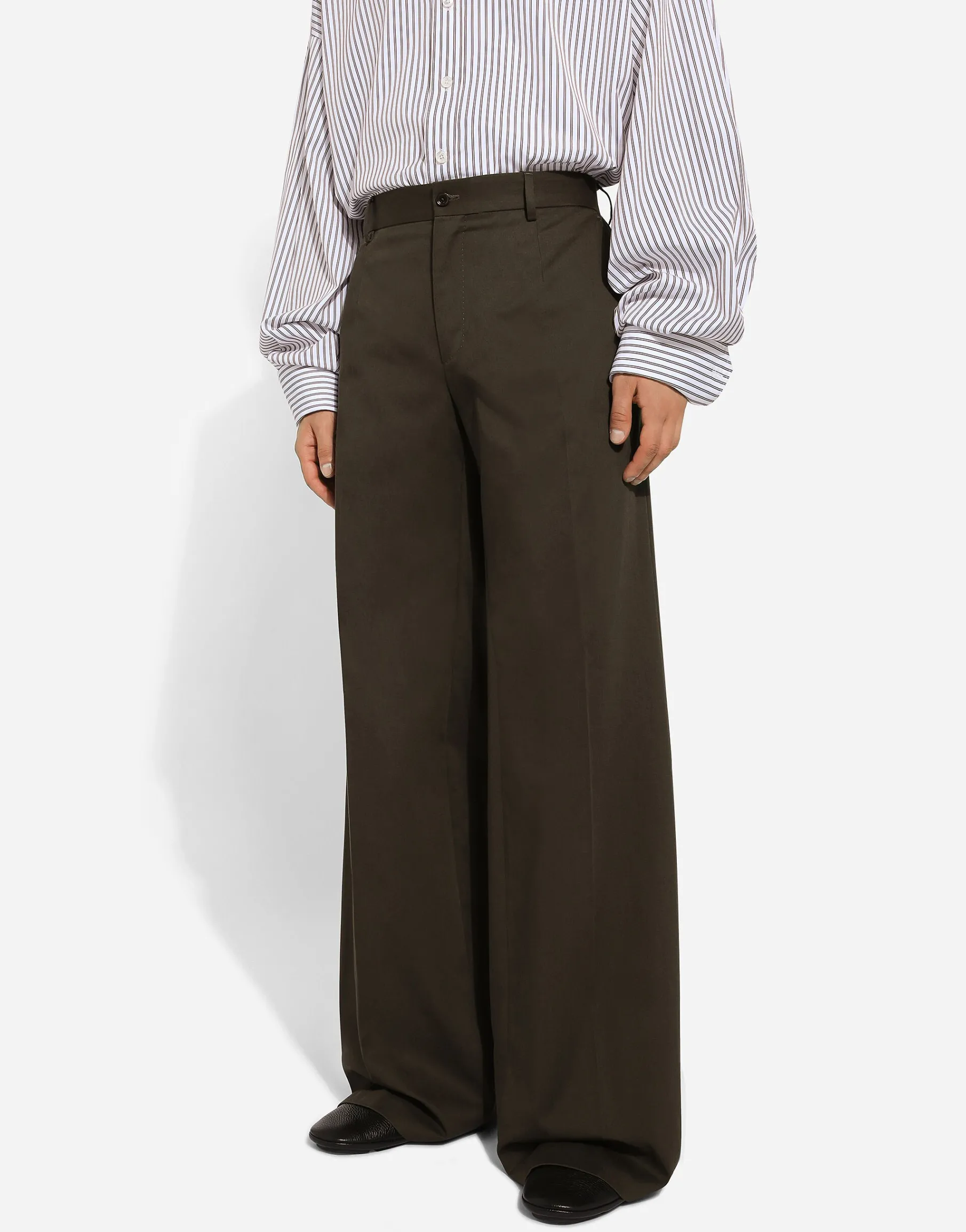 Tailored cotton pants
