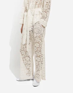 Tailored lace pants