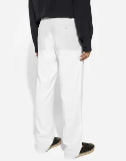 Tailored stretch linen pants