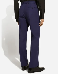 Tailored stretch wool pants