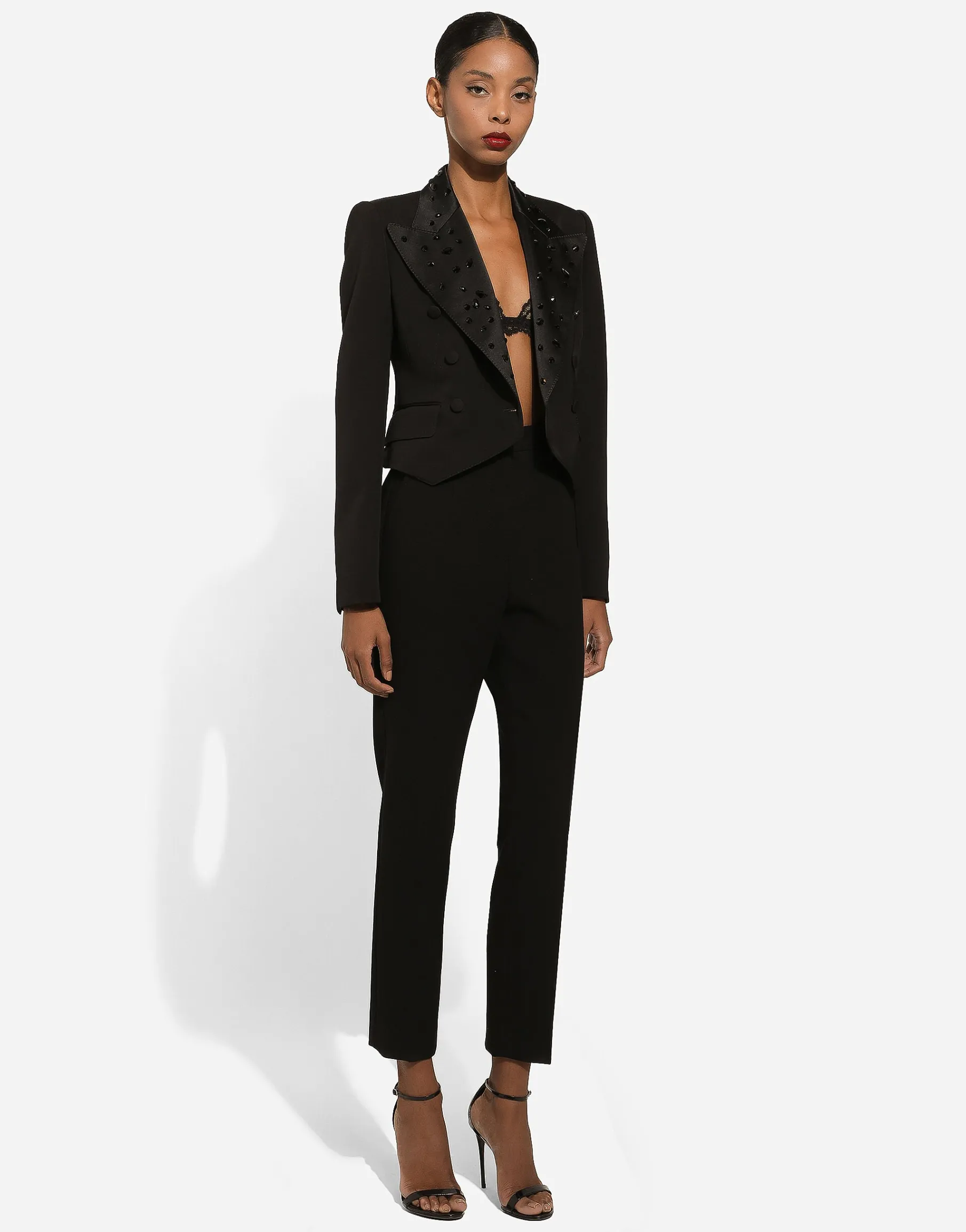 Tailored twill pants