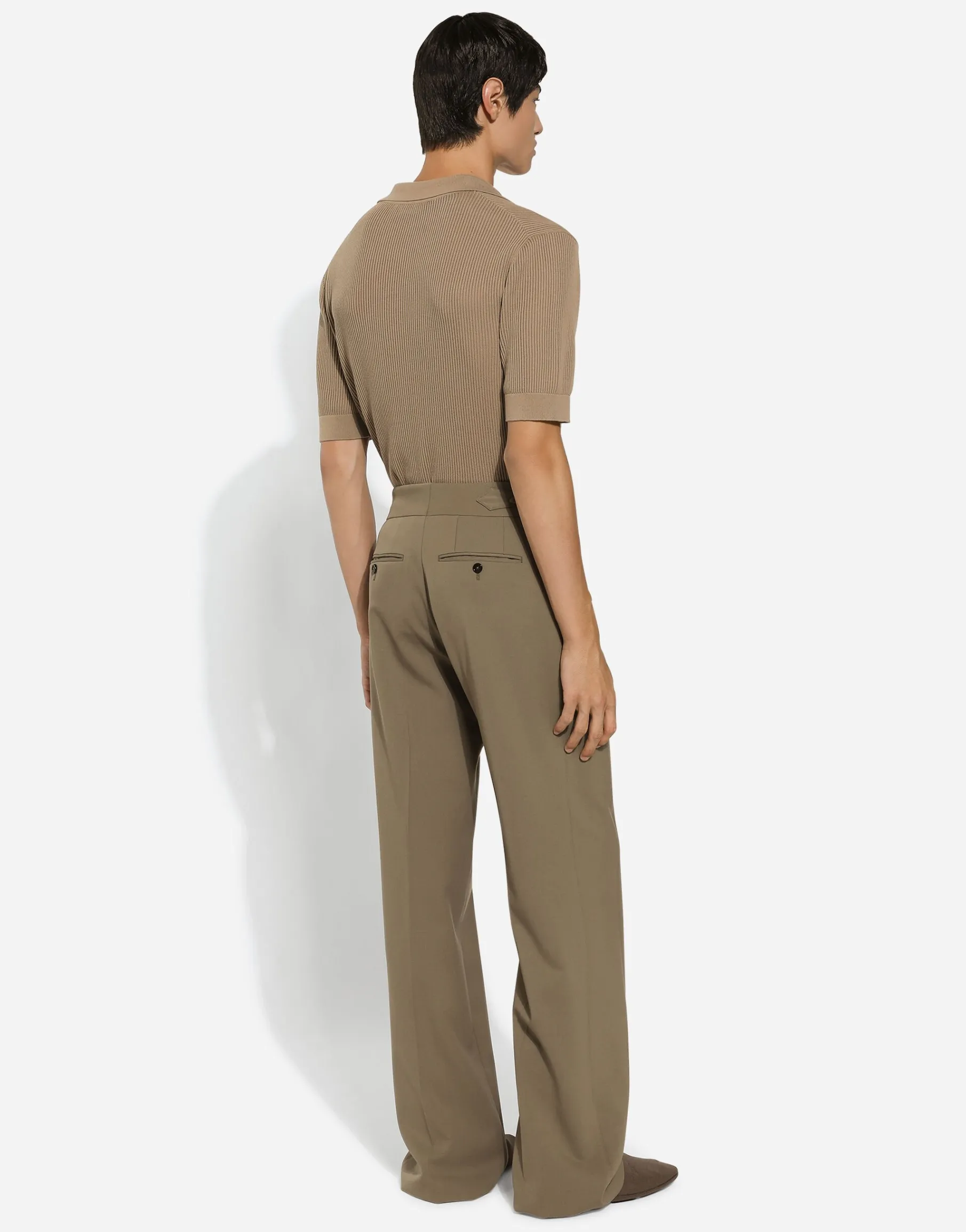 Tailored two-way stretch twill pants