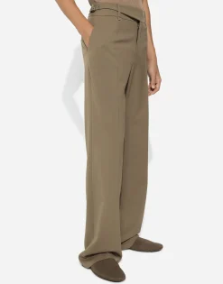 Tailored two-way stretch twill pants