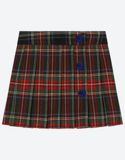 Tartan wool skirt