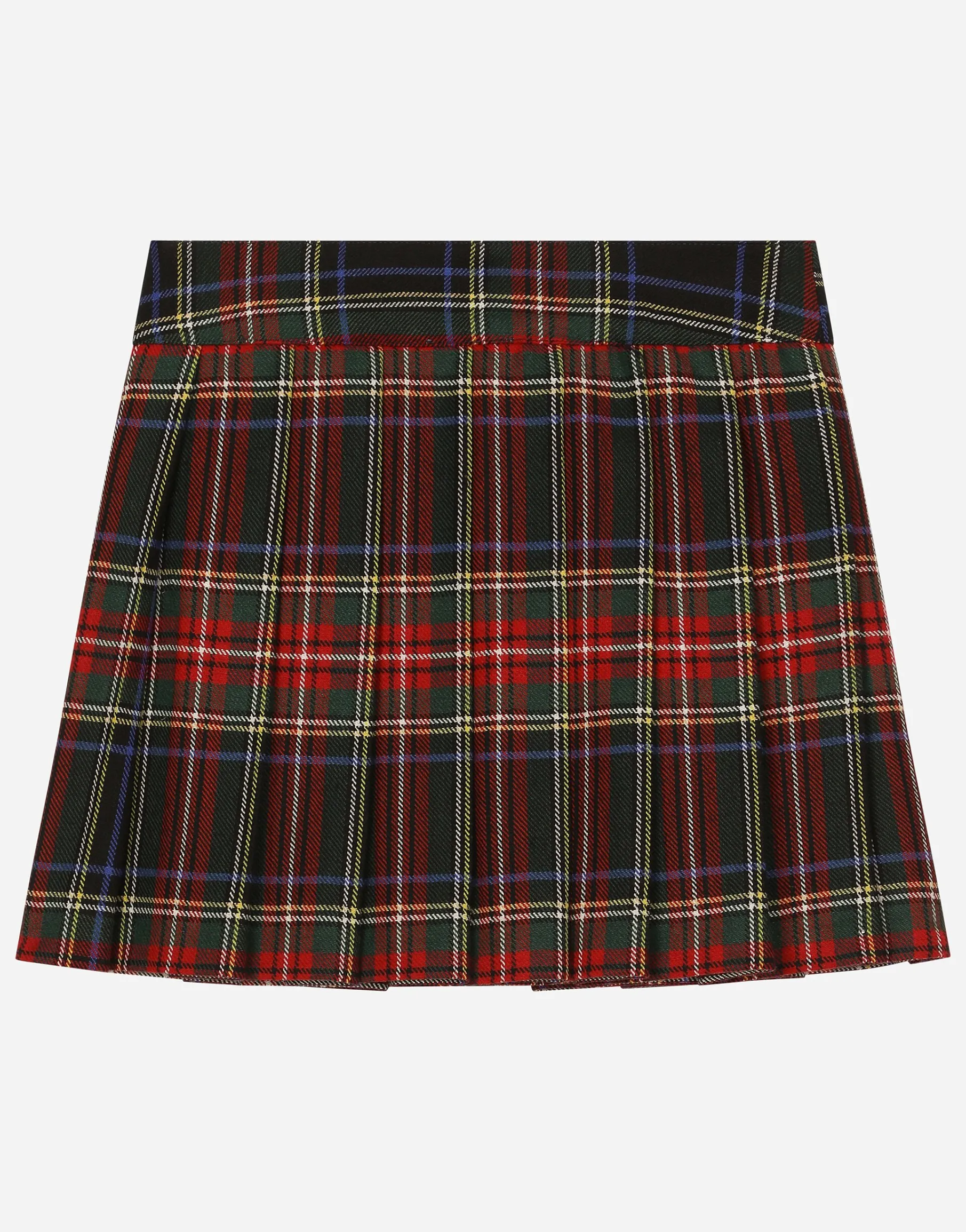 Tartan wool skirt