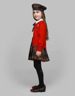 Tartan wool skirt