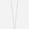 Teardrop necklace with DG logo