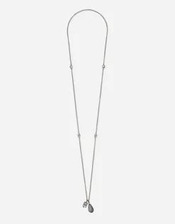 Teardrop necklace with DG logo