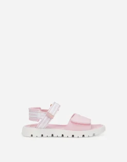 Technical fabric sandals with DG logo
