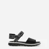 Technical fabric sandals with DG logo