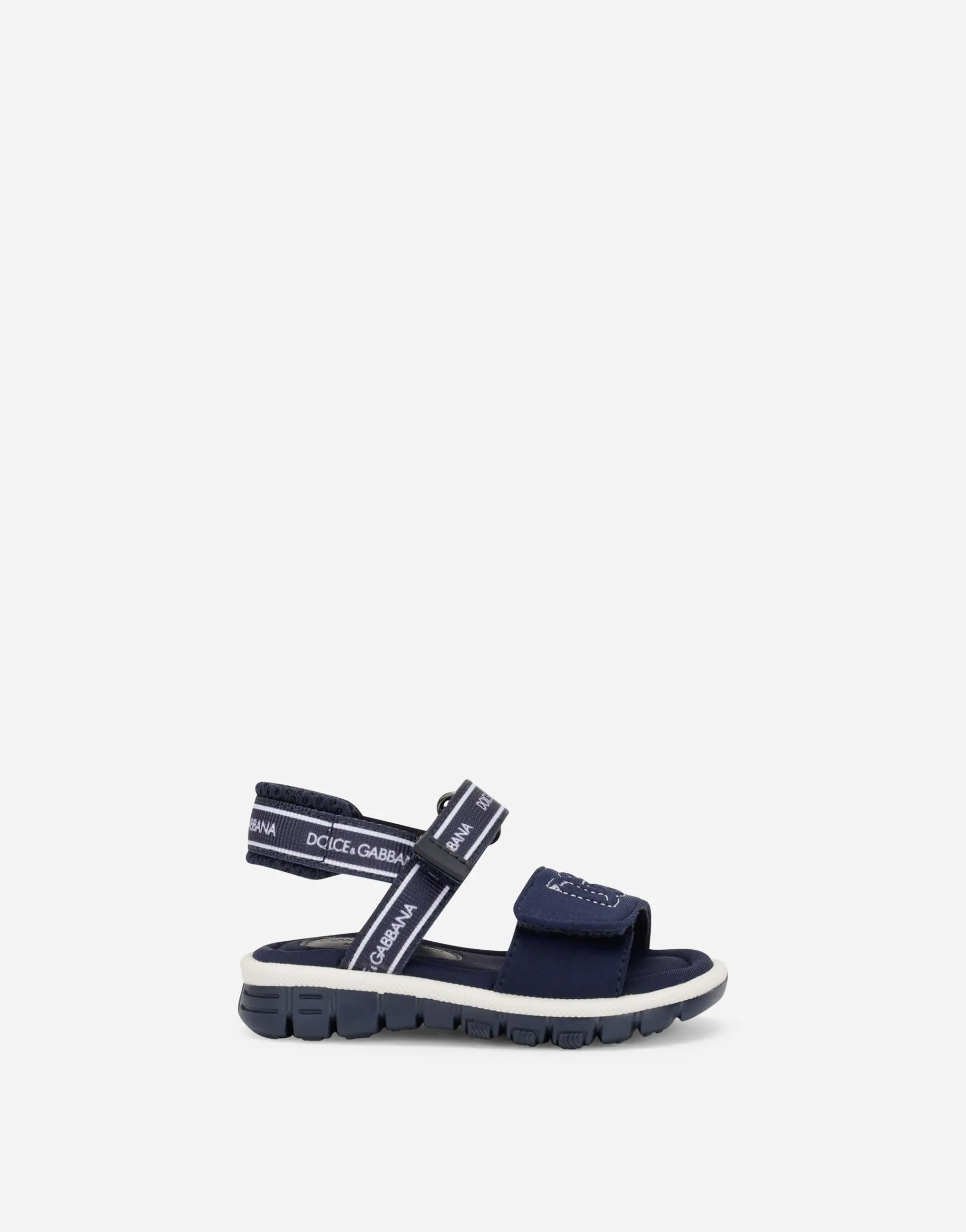 Technical fabric sandals with DG logo
