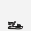Technical fabric sandals with DG logo