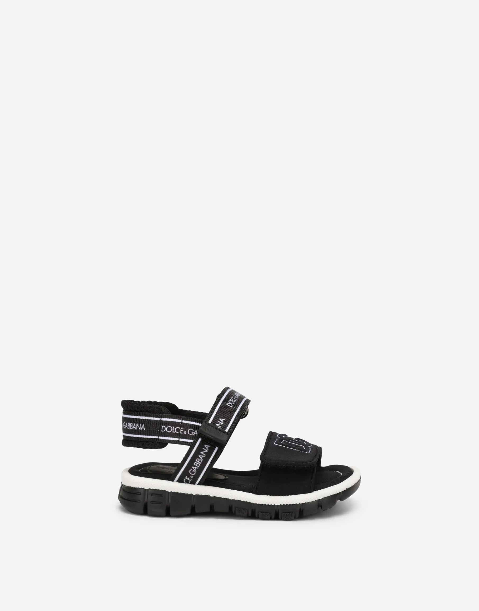 Technical fabric sandals with DG logo