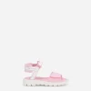 Technical fabric sandals with DG logo