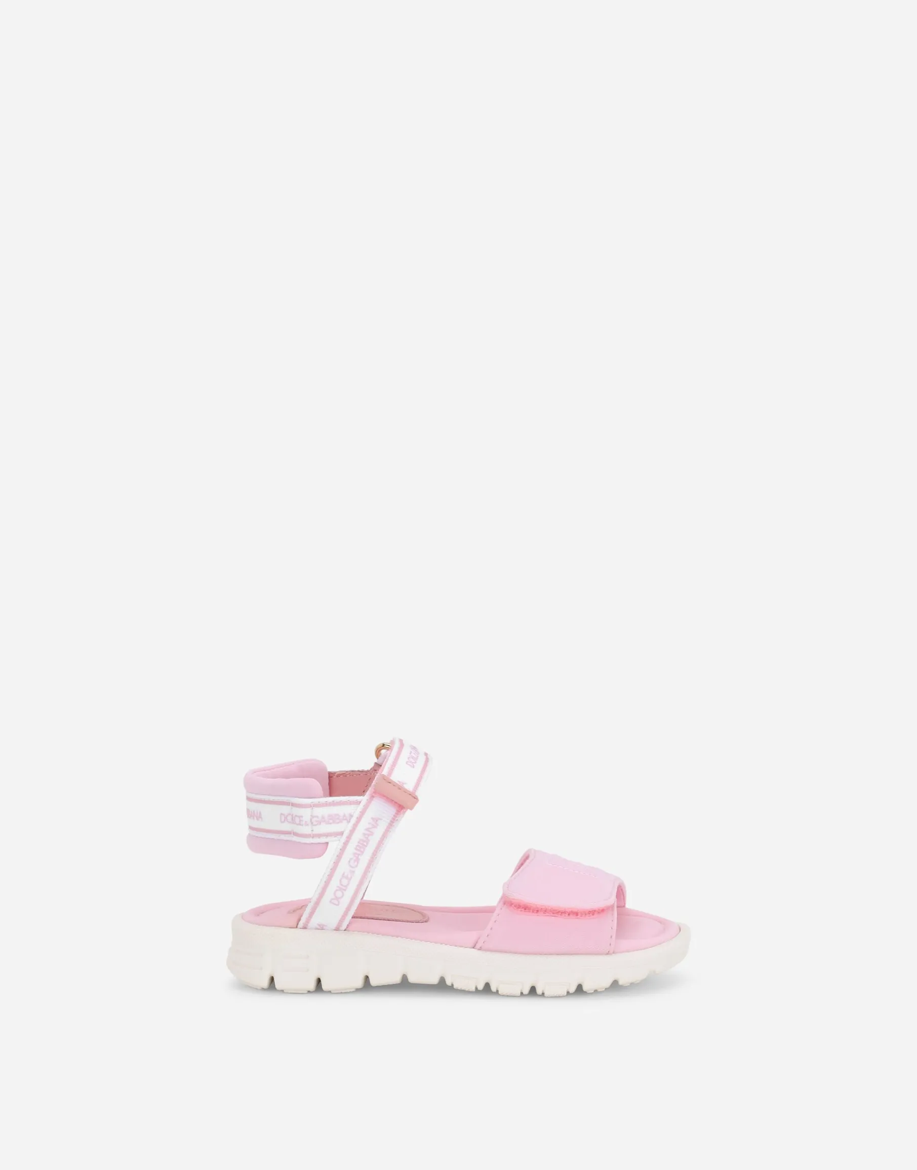 Technical fabric sandals with DG logo