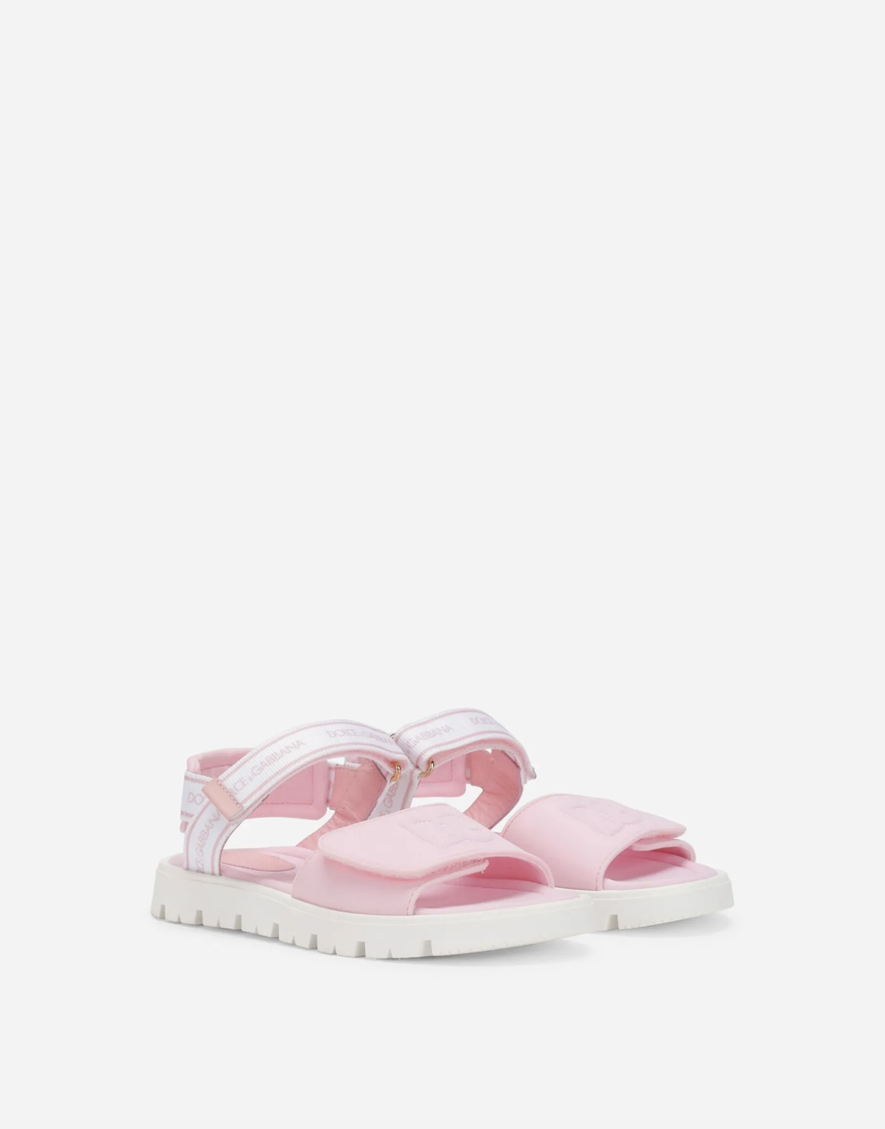 Technical fabric sandals with DG logo