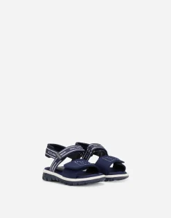Technical fabric sandals with DG logo