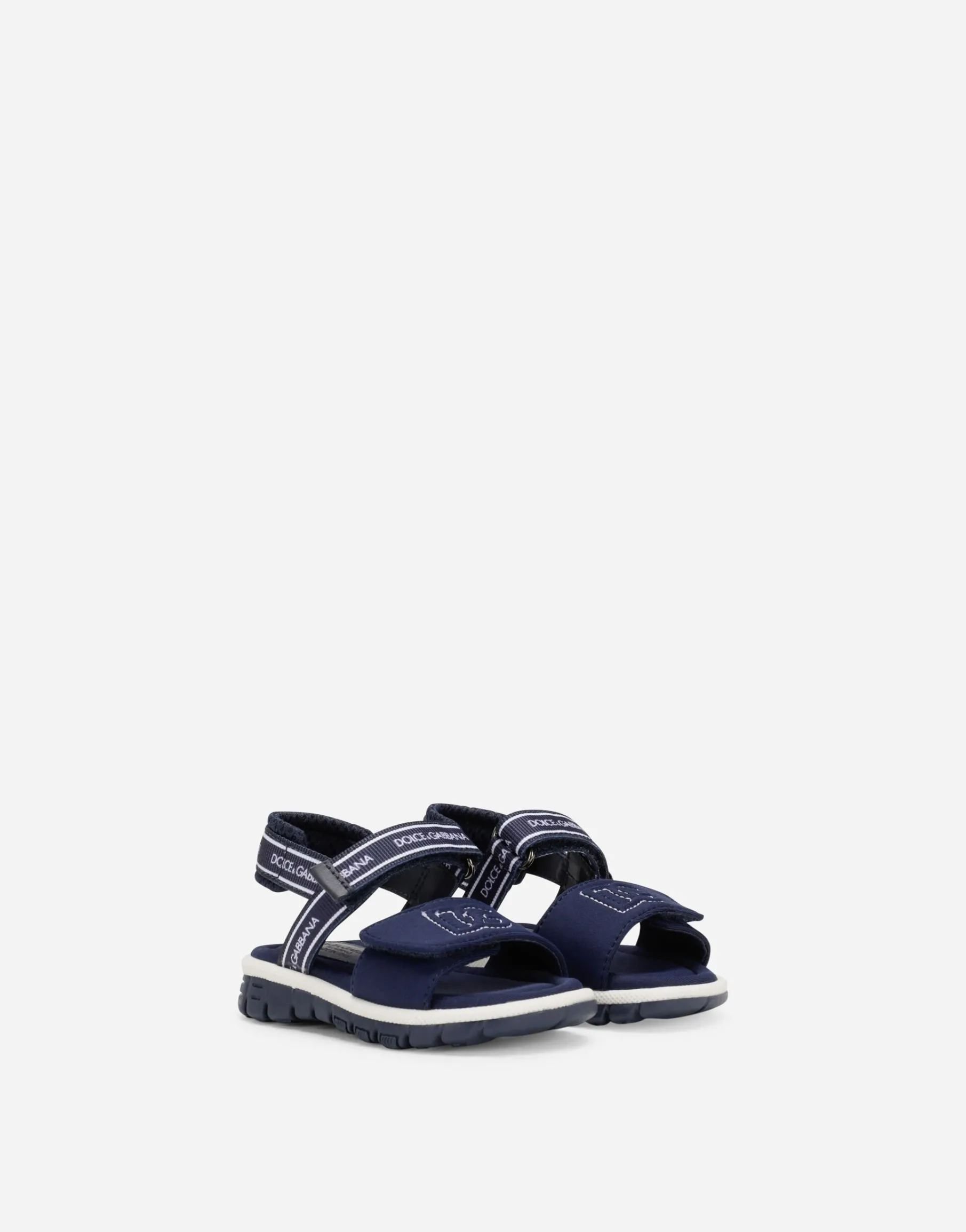 Technical fabric sandals with DG logo