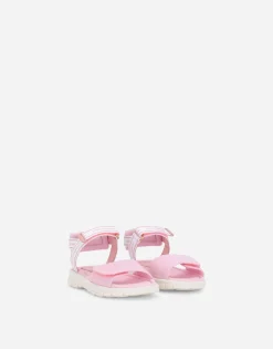 Technical fabric sandals with DG logo