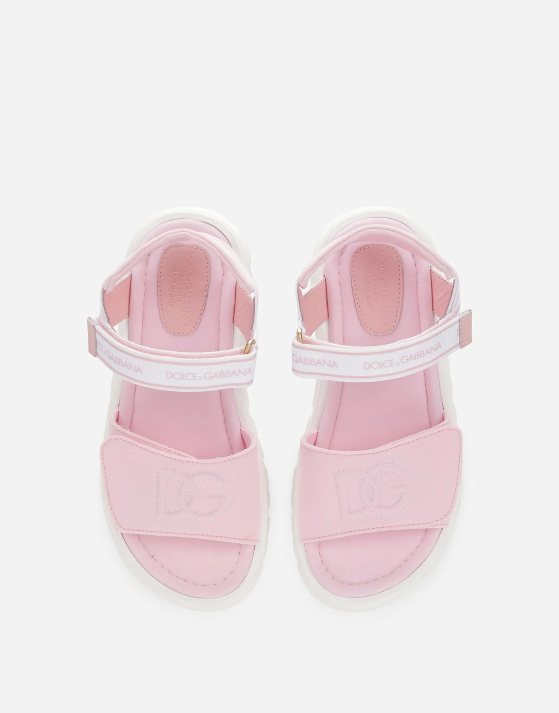 Technical fabric sandals with DG logo