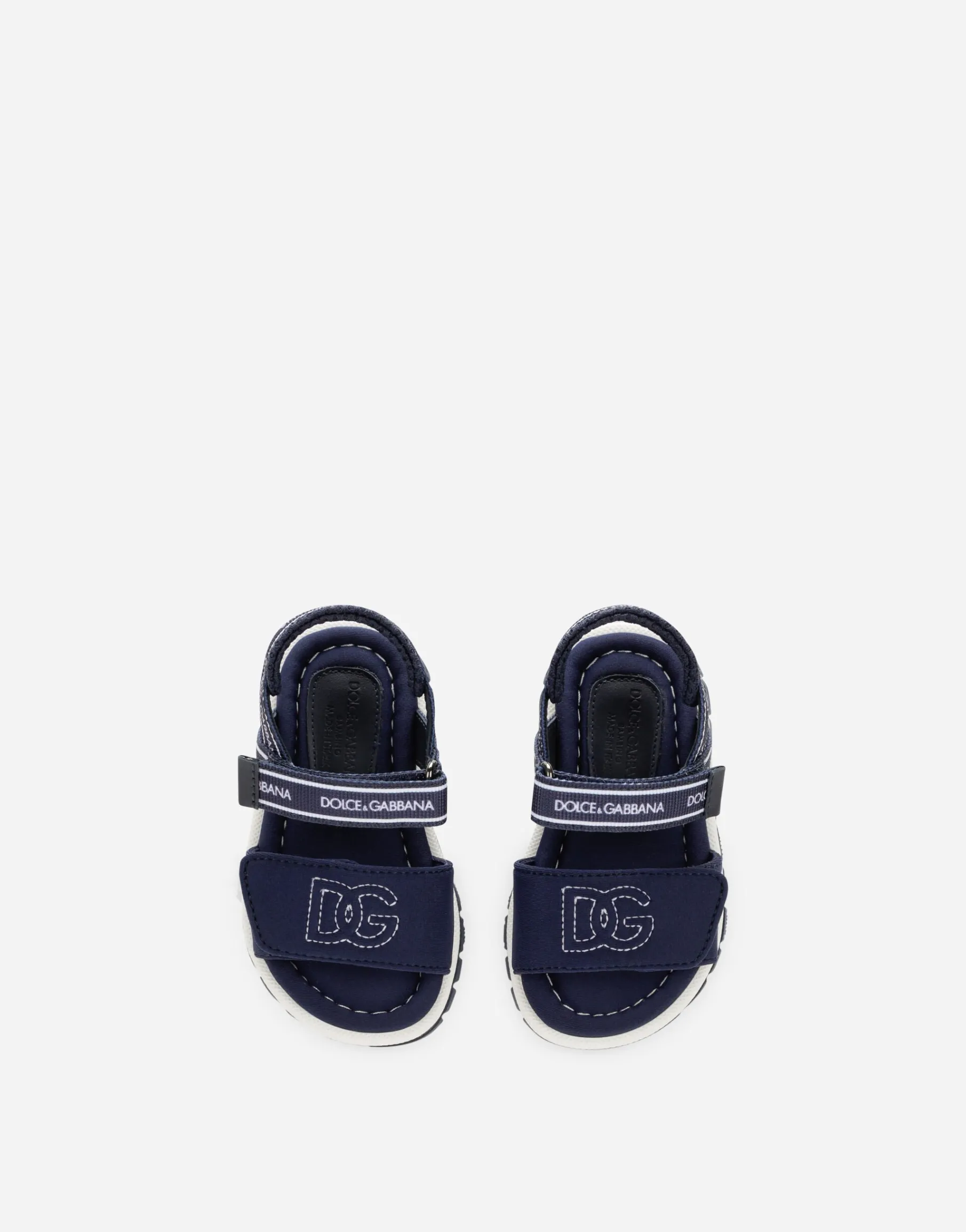 Technical fabric sandals with DG logo