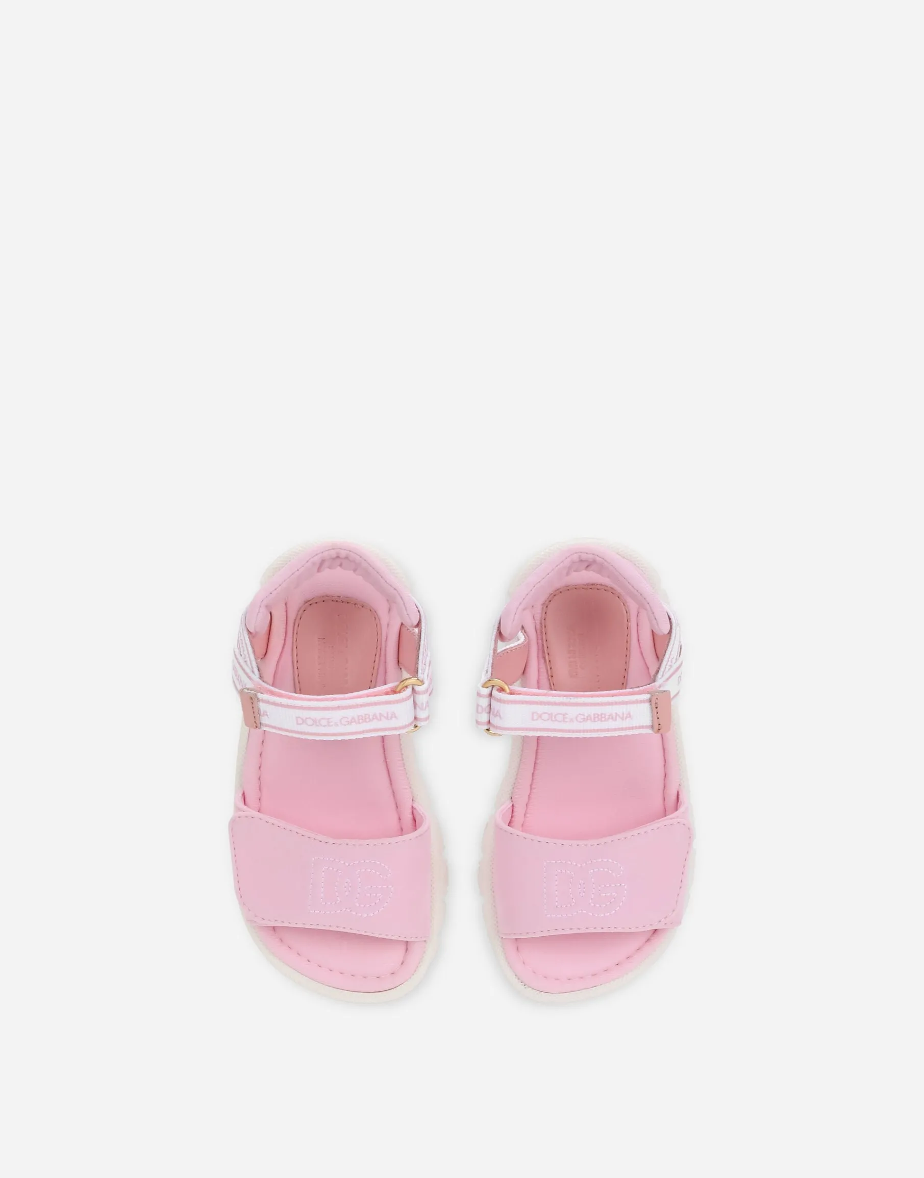 Technical fabric sandals with DG logo