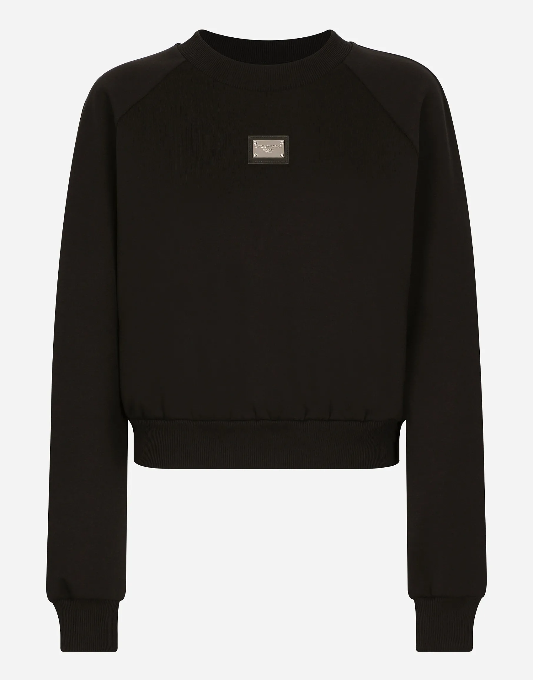 Technical jersey sweatshirt with Dolce&Gabbana tag
