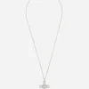 Tradition pendant in white gold 18Kt with rubies and diamonds
