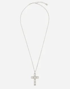 Tradition pendant in white gold 18Kt with rubies and diamonds